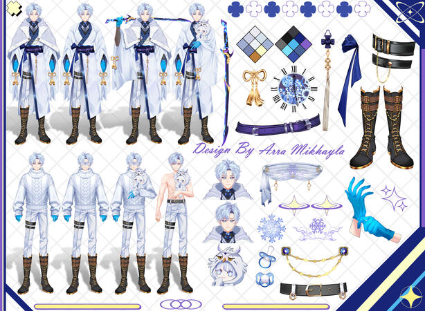 Sample Live2D Character-Sheet